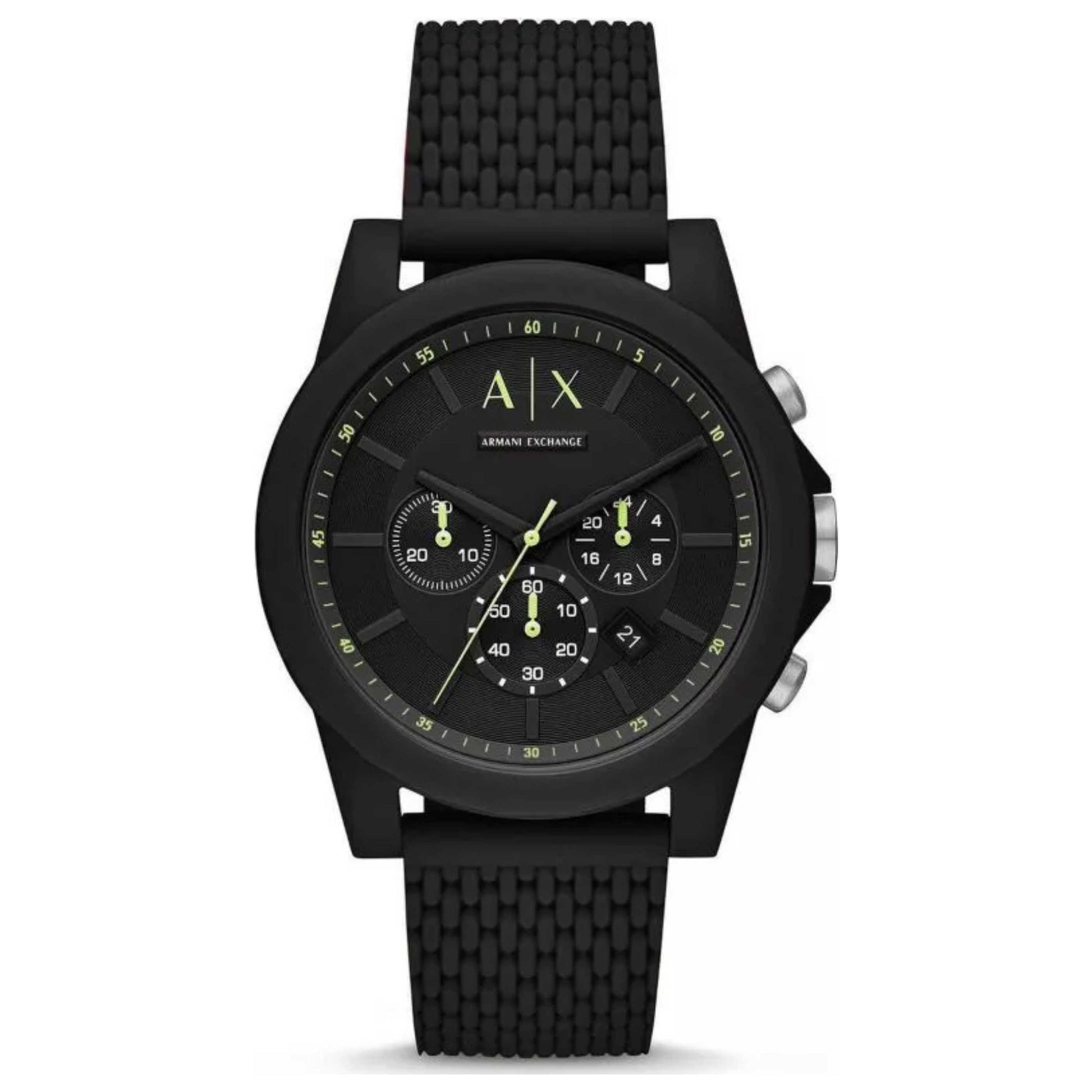Front view of Armani Exchange Outerbanks Men's Quartz Watch AX1344