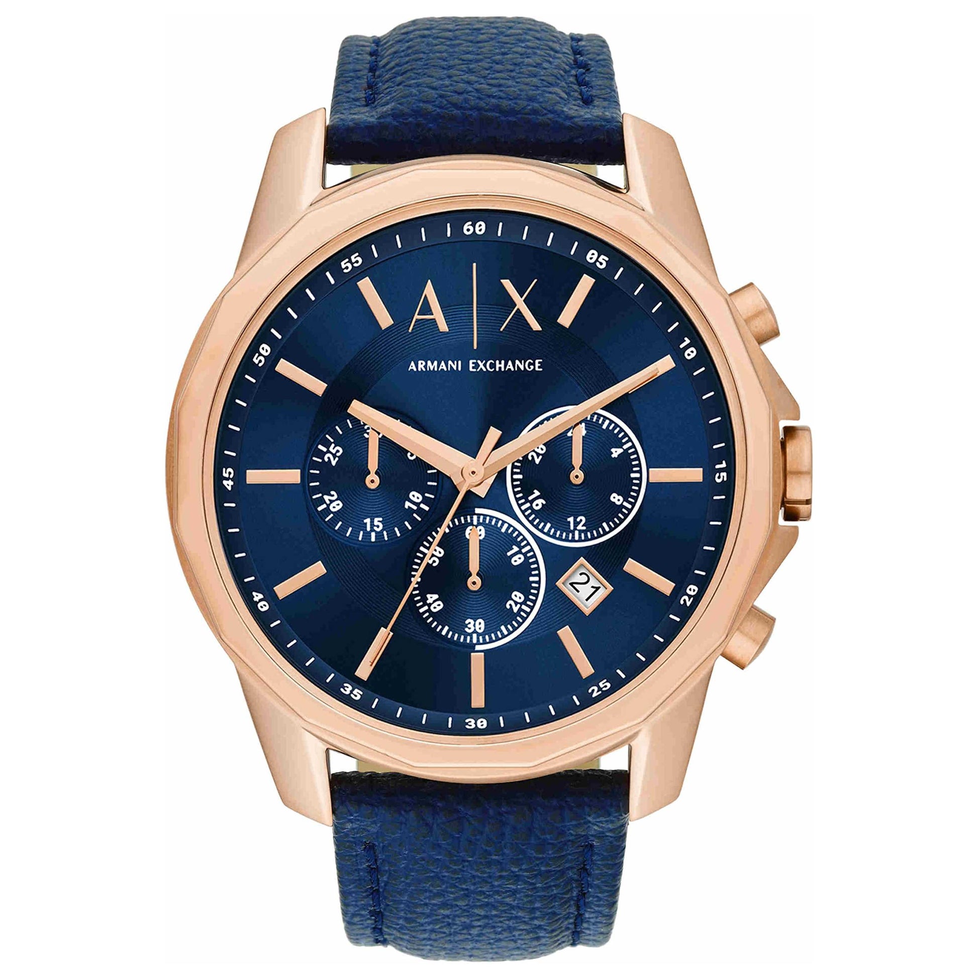 Front view of Armani Exchange Banks Men's Quartz Watch AX1723