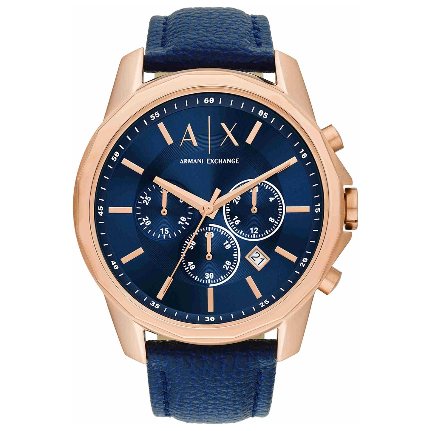 Front view of Armani Exchange Banks Men's Quartz Watch AX1723