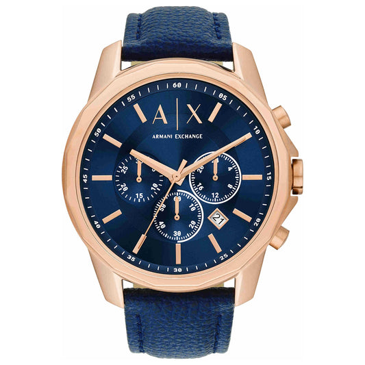 Front view of Armani Exchange Banks Men's Quartz Watch AX1723