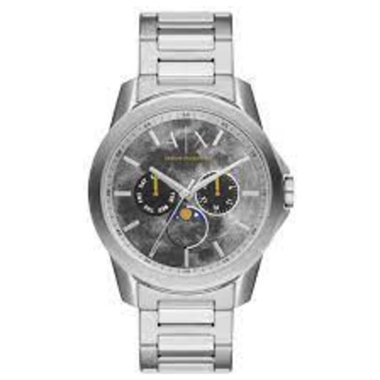 Front view of Armani Exchange Banks Men's Quartz Watch AX1736