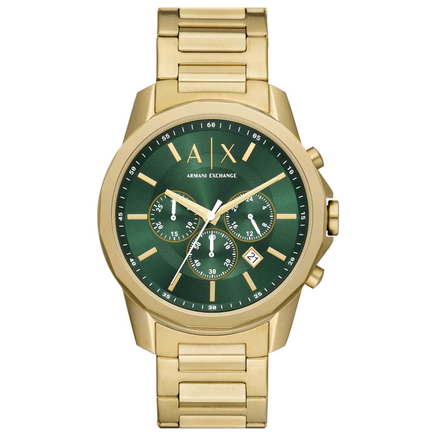 Front view of Armani Exchange Banks Men's Quartz Watch AX1746