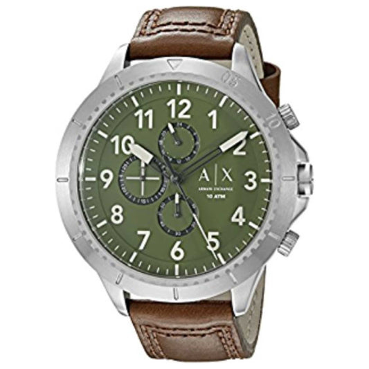 Front view of Armani Exchange Aeroracer Men's Quartz Watch AX1758