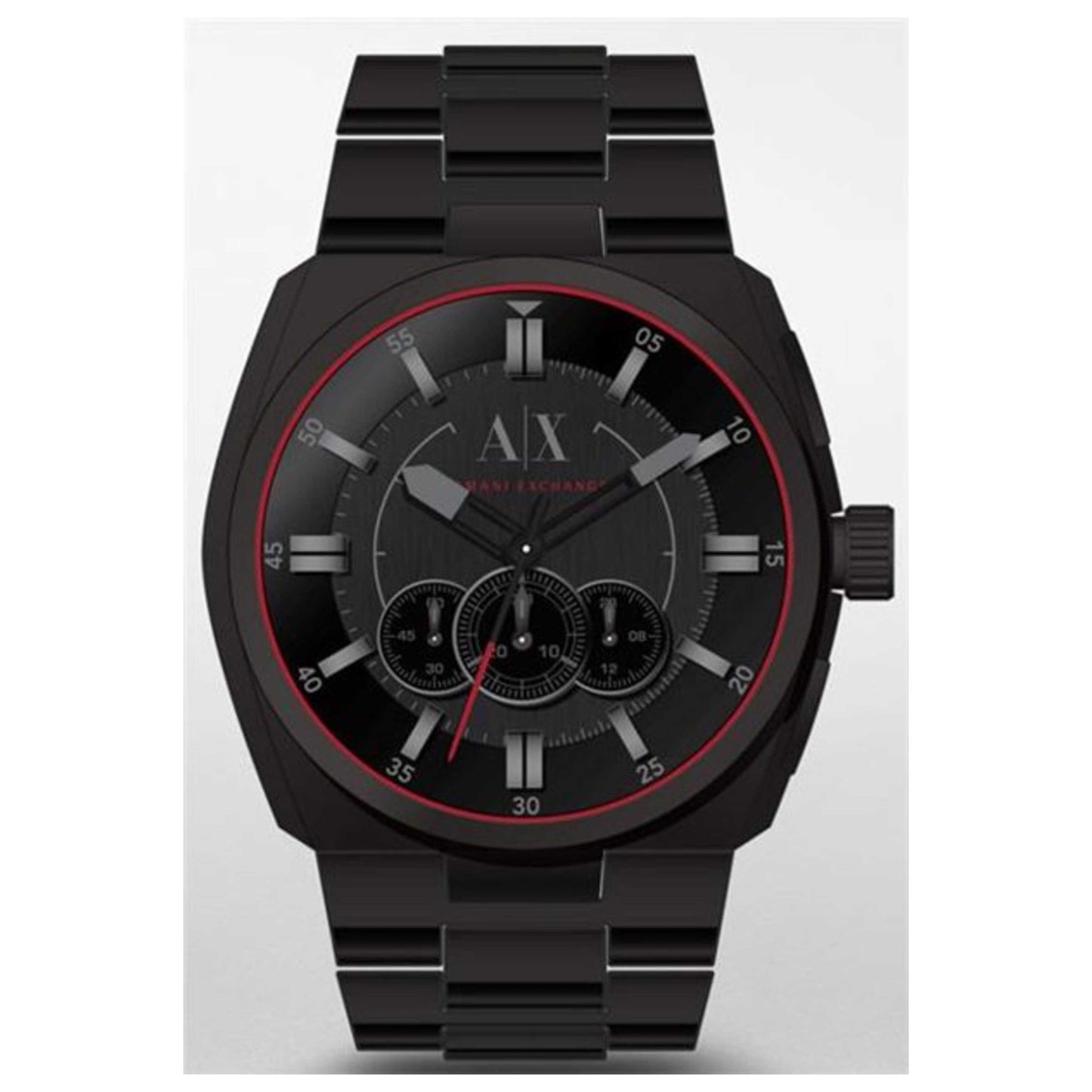 Front view of Armani Exchange Fashion Men's Quartz Watch AX1801