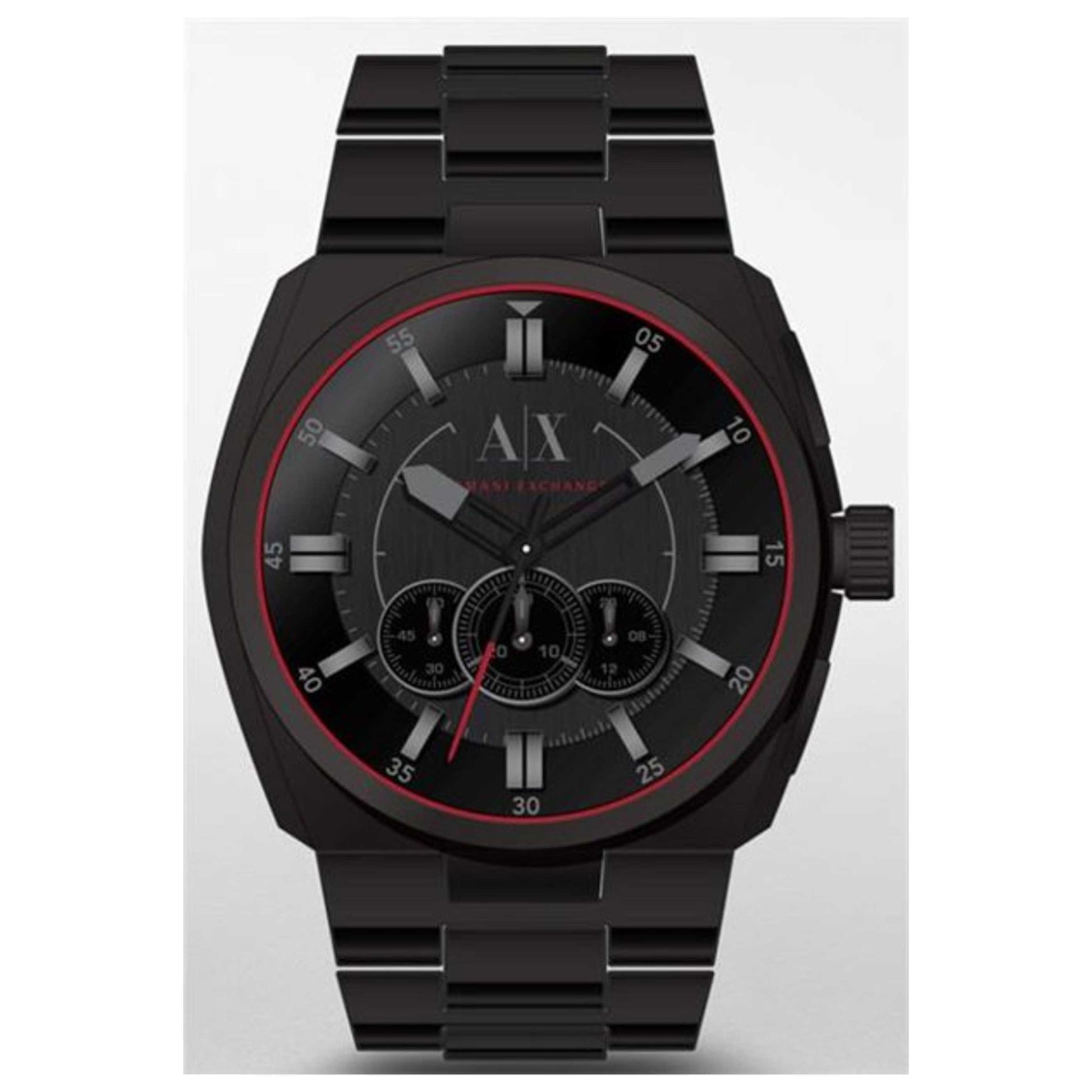 Front view of Armani Exchange Fashion Men's Quartz Watch AX1801