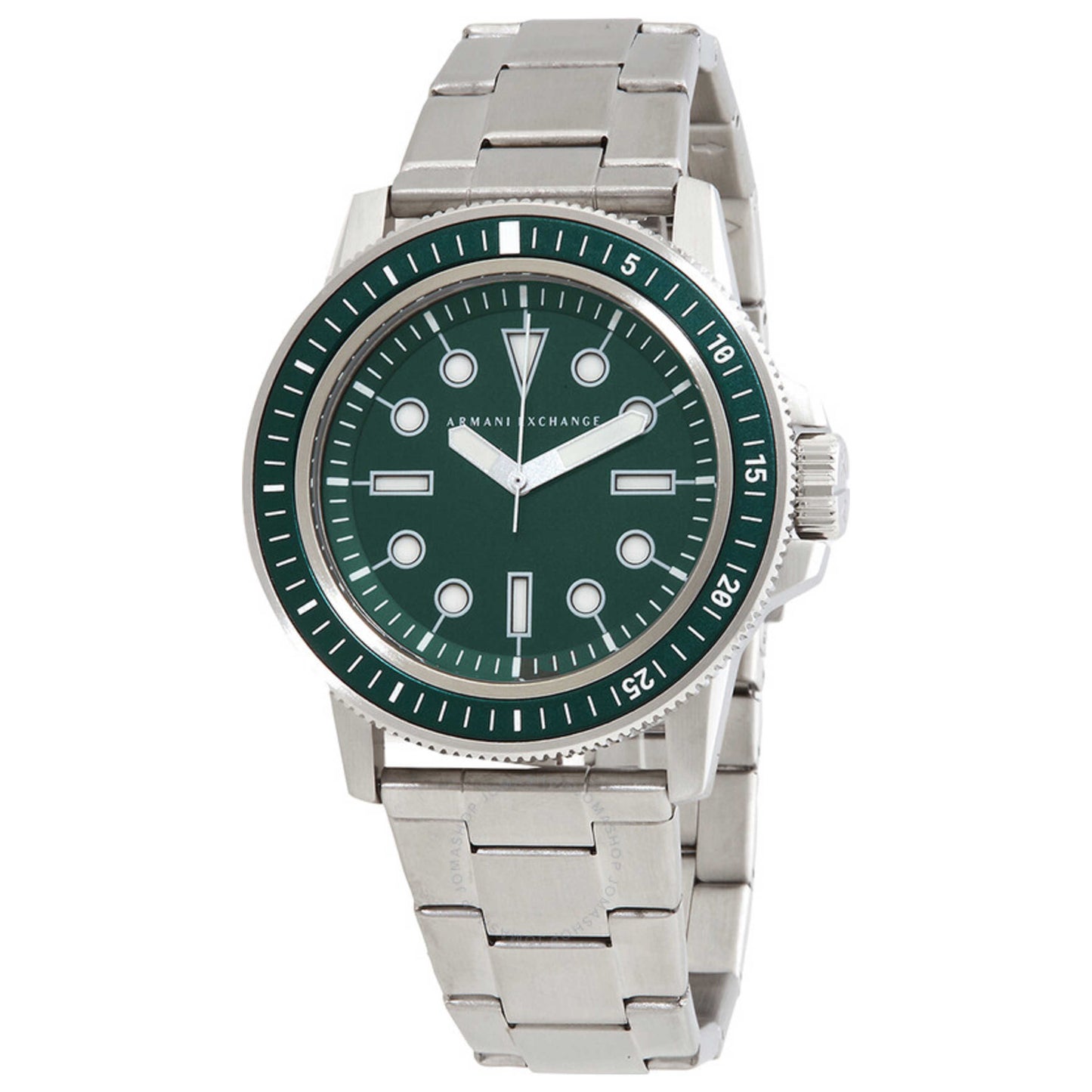 Front view of Armani Exchange Leonardo Men's Quartz Watch AX1860