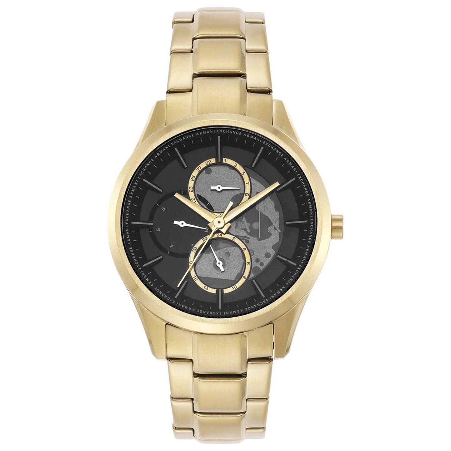 Front view of Armani Exchange Dante Men's Quartz Watch AX1875