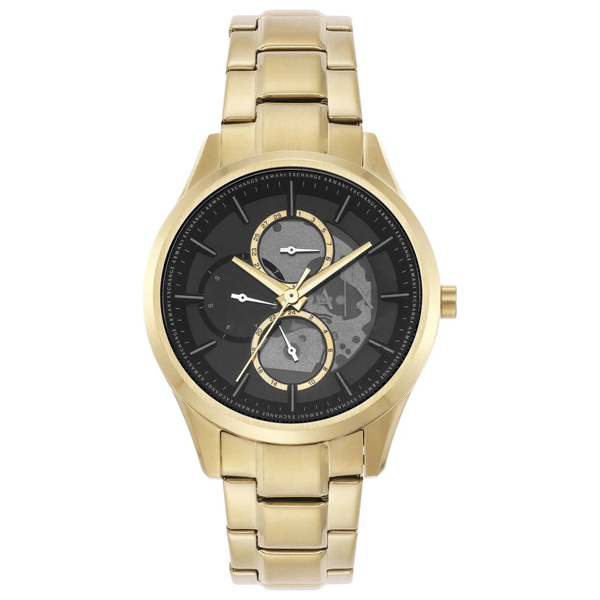 Front view of Armani Exchange Dante Men's Quartz Watch AX1875