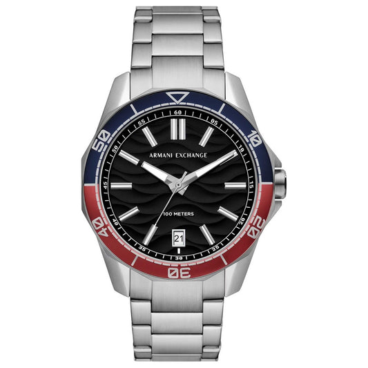 Front view of Armani Exchange Spencer Men's Quartz Watch AX1955