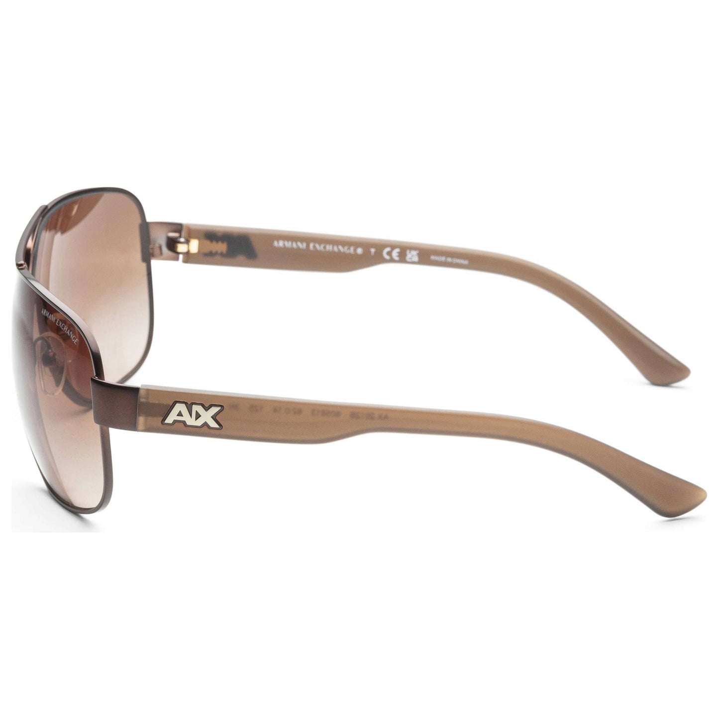 Left view of Armani Exchange Fashion Men's Sunglasses AX2012S-605813