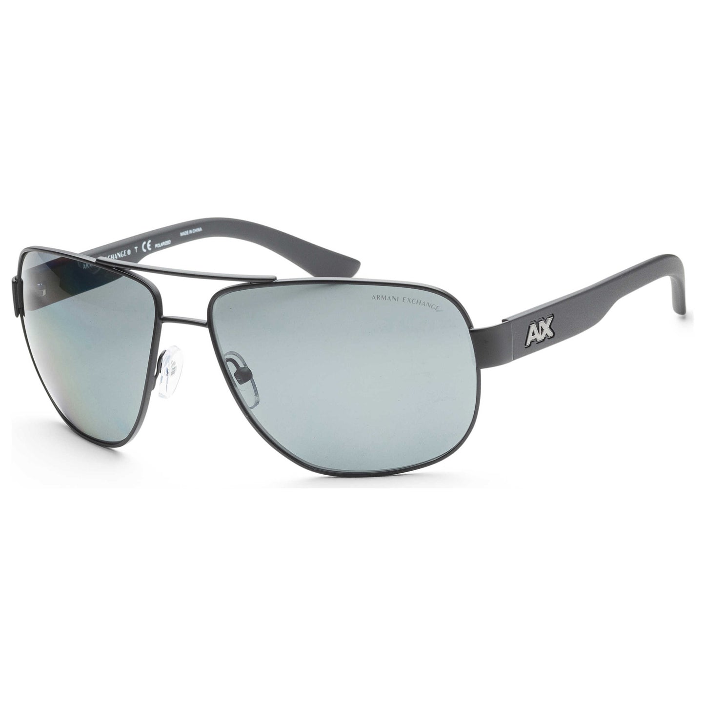 Front view of Armani Exchange Fashion Men's Sunglasses AX2012S-606381