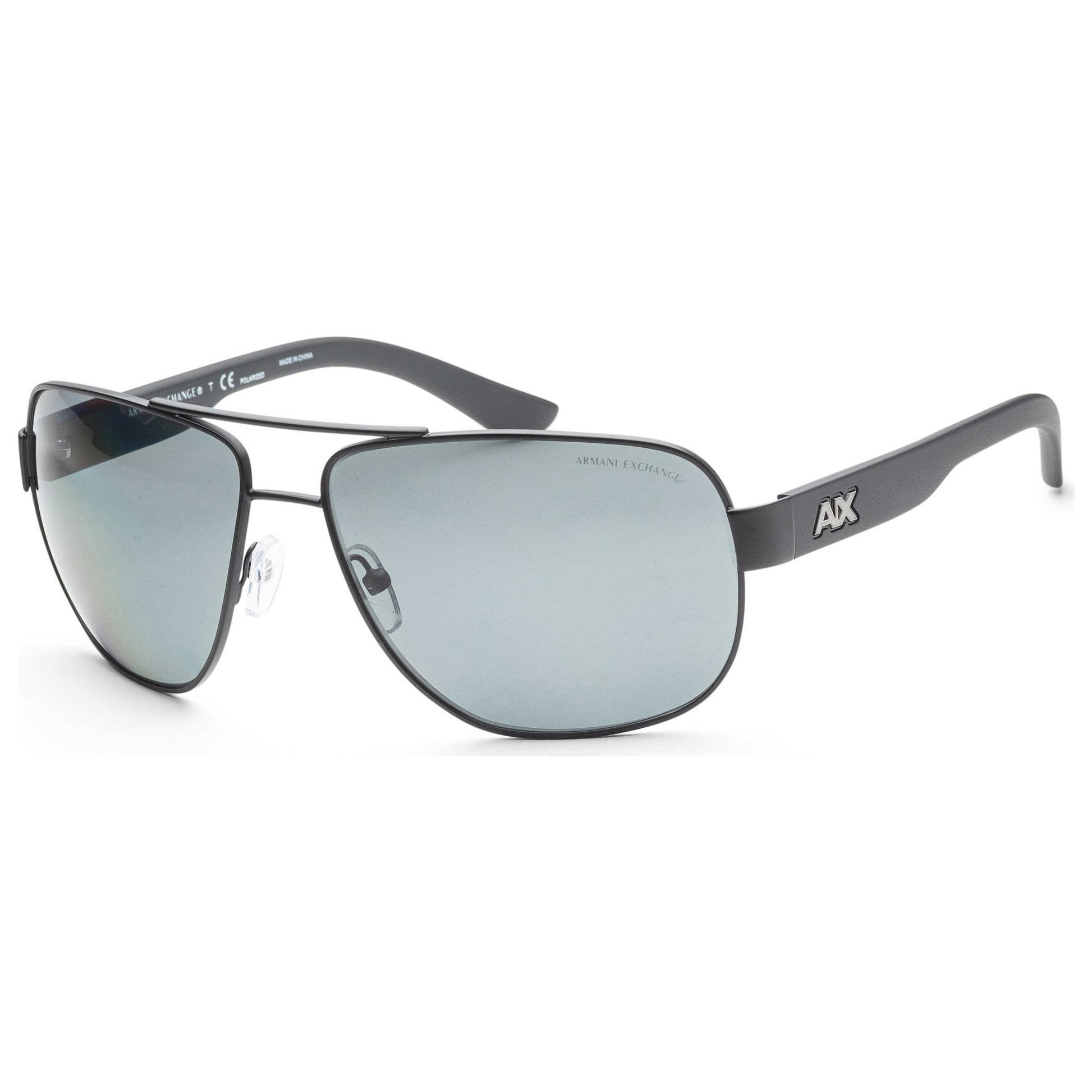 Front view of Armani Exchange Fashion Men's Sunglasses AX2012S-606381