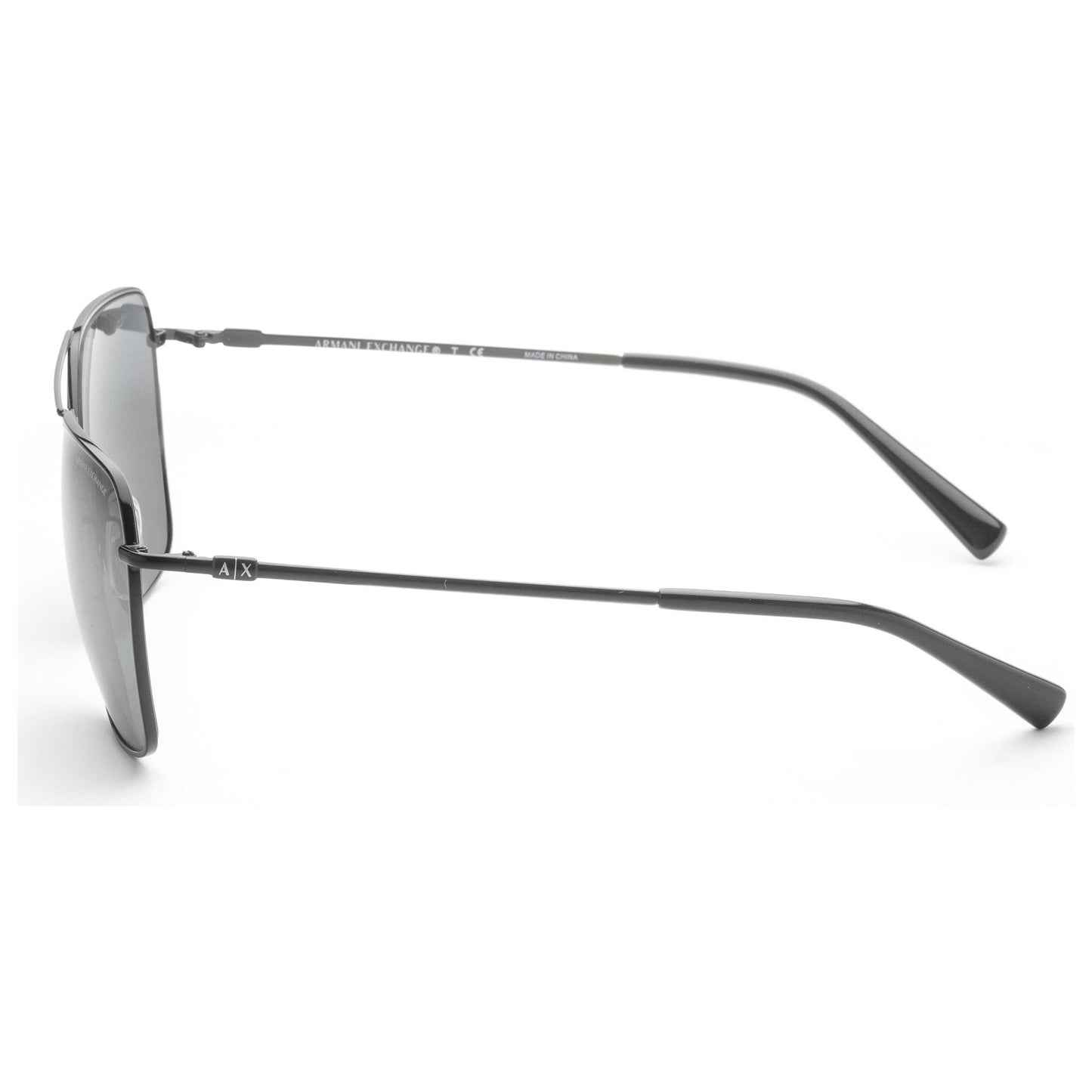 Left view of Armani Exchange Fashion Men's Sunglasses AX2029S-60006G