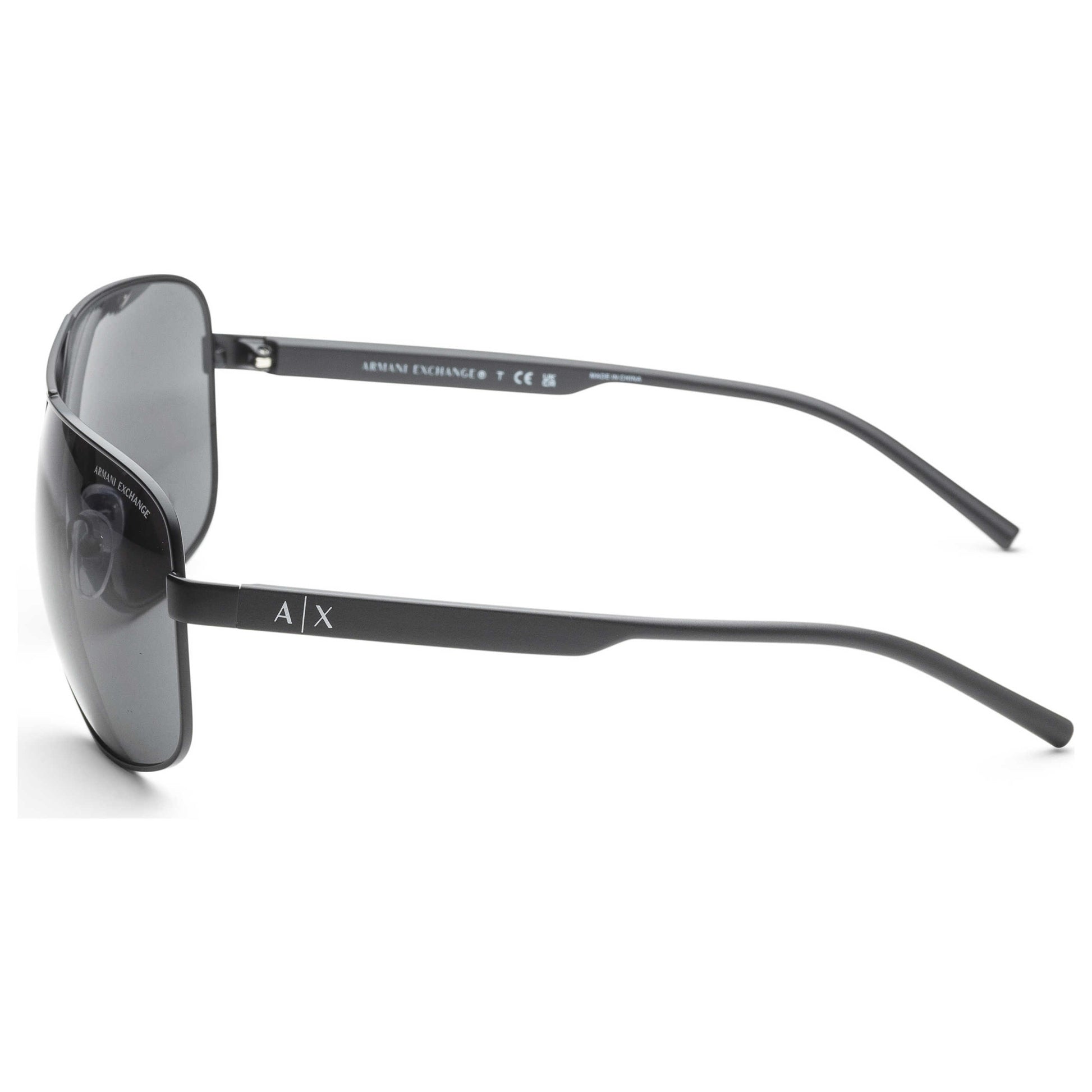 Left view of Armani Exchange Fashion Men's Sunglasses AX2030S-606387