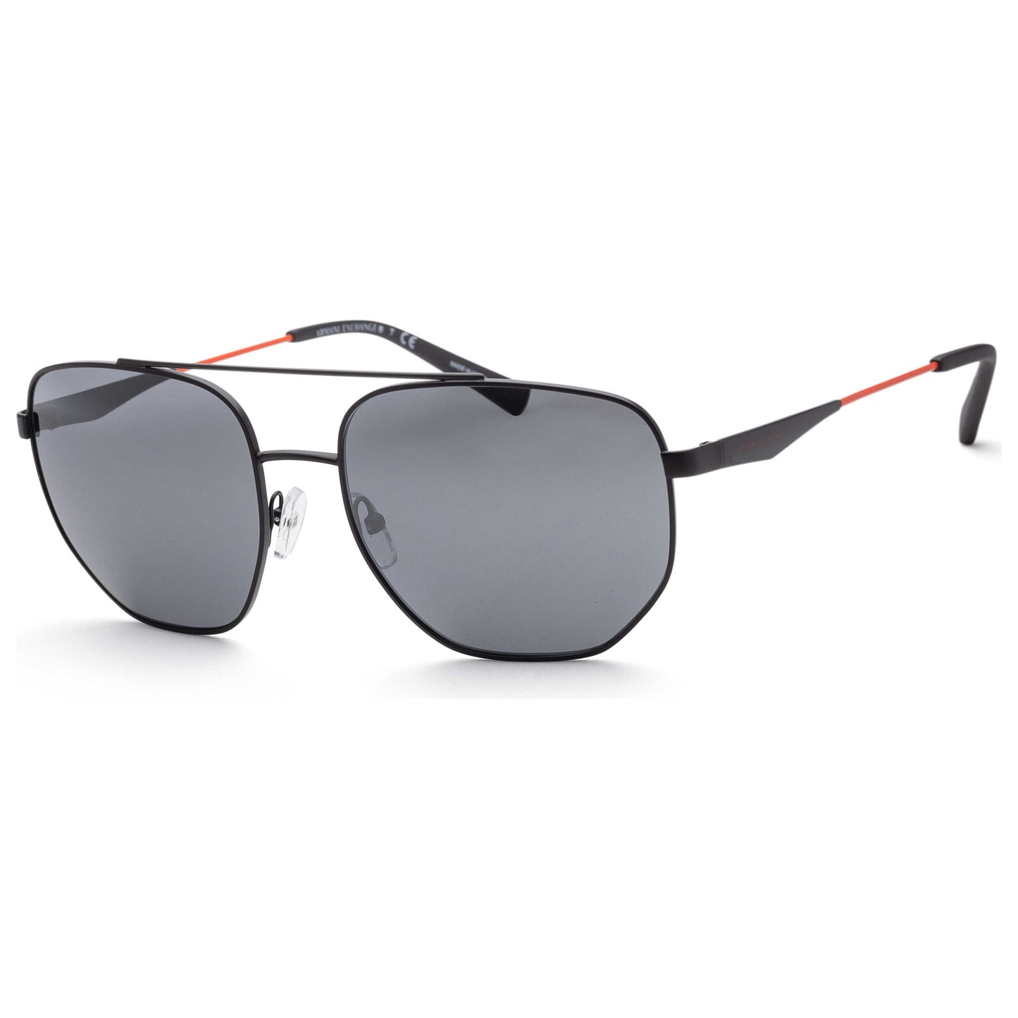 Front view of Armani Exchange Fashion Men's Sunglasses AX2033S-60636G-59