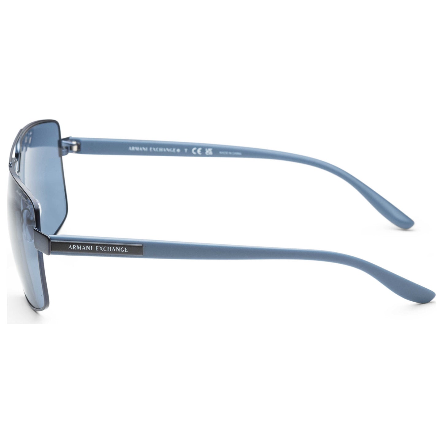 Left view of Armani Exchange Fashion Men's Sunglasses AX2037S-609580