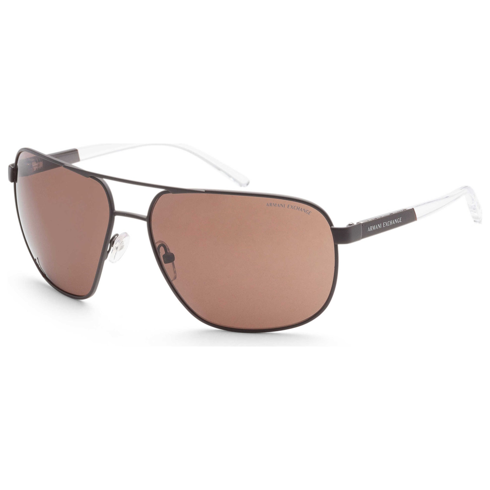 Front view of Armani Exchange Fashion Men's Sunglasses AX2040S-600173-64