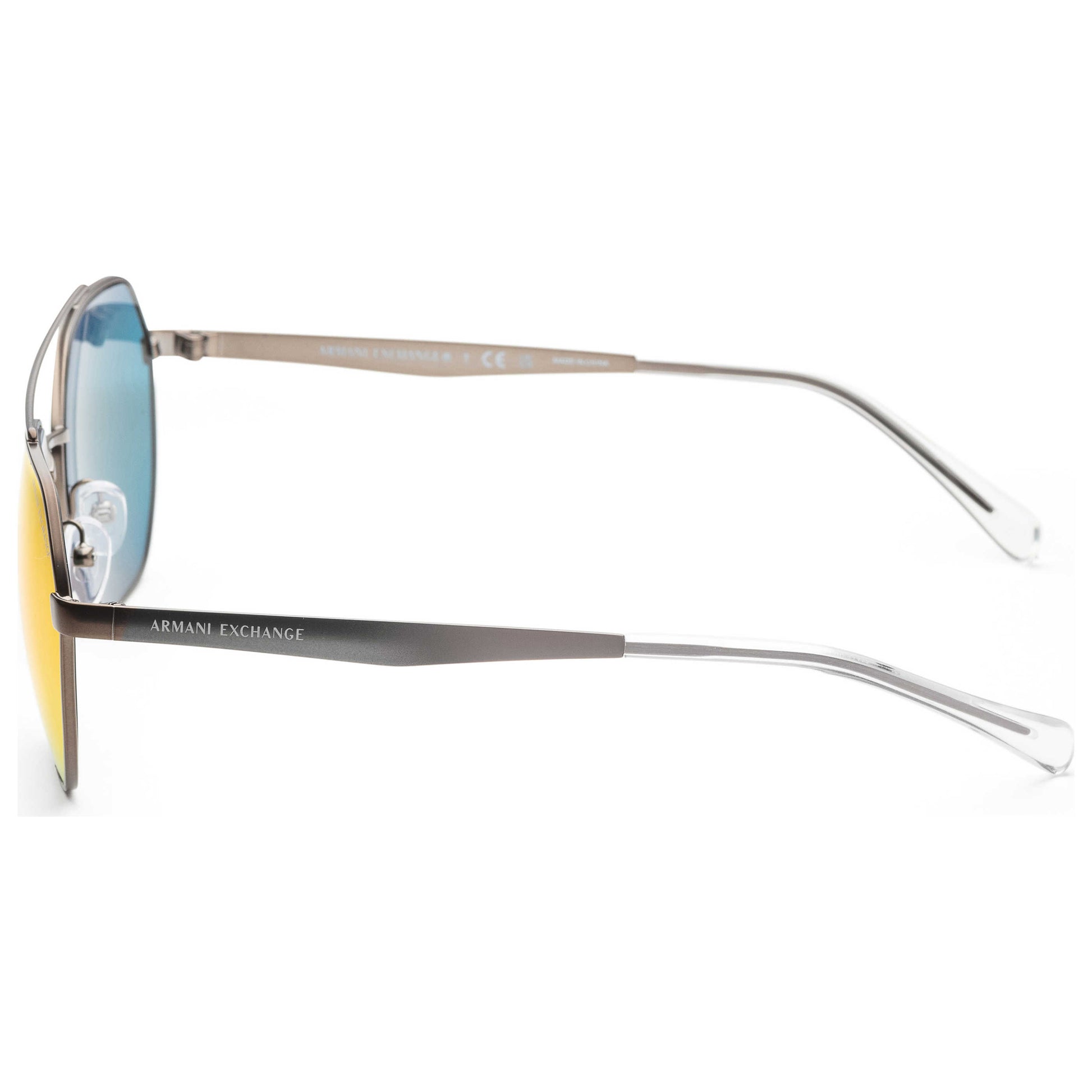 Left view of Armani Exchange Fashion Men's Sunglasses AX2041S-60016Q