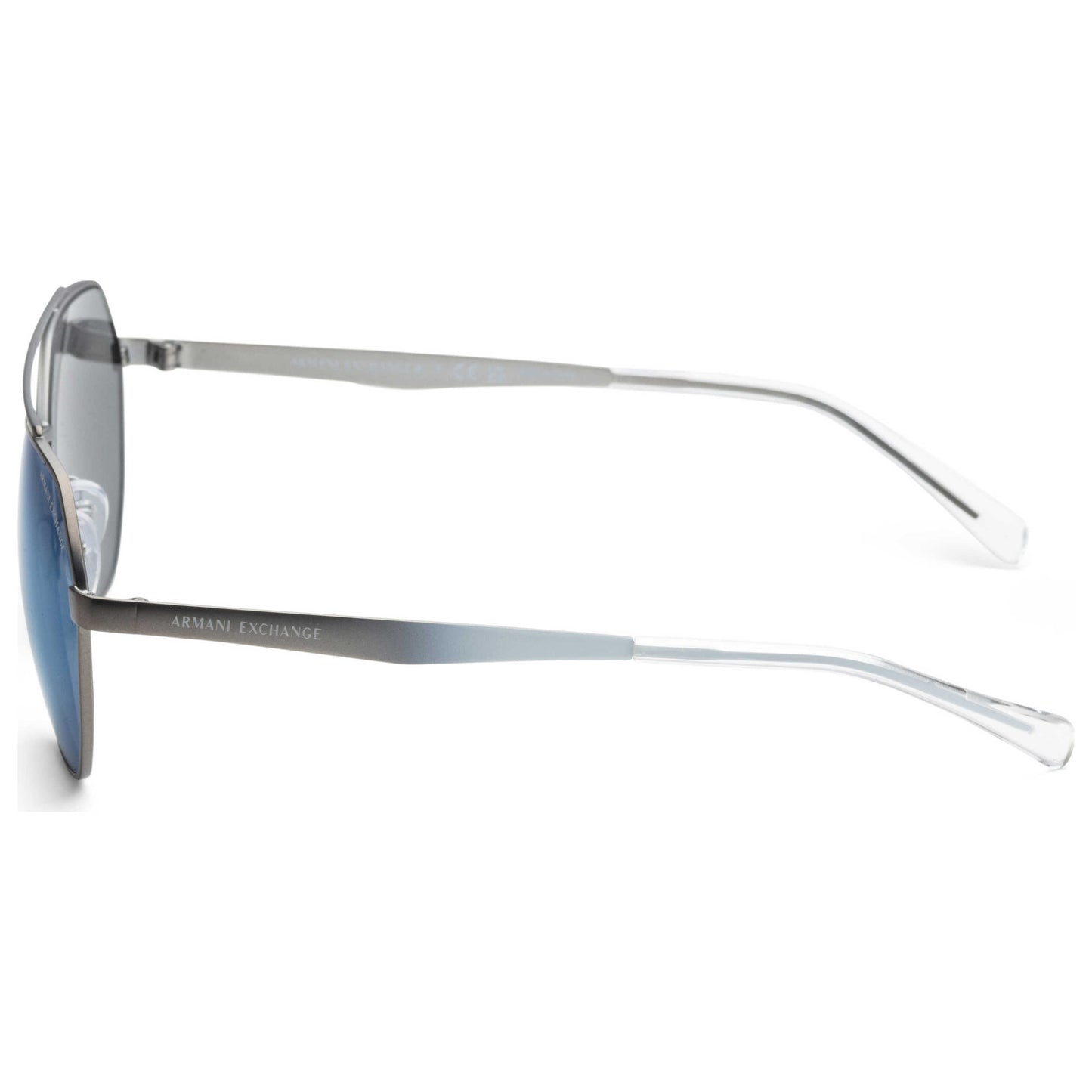 Left view of Armani Exchange Fashion Men's Sunglasses AX2041S-600355-56