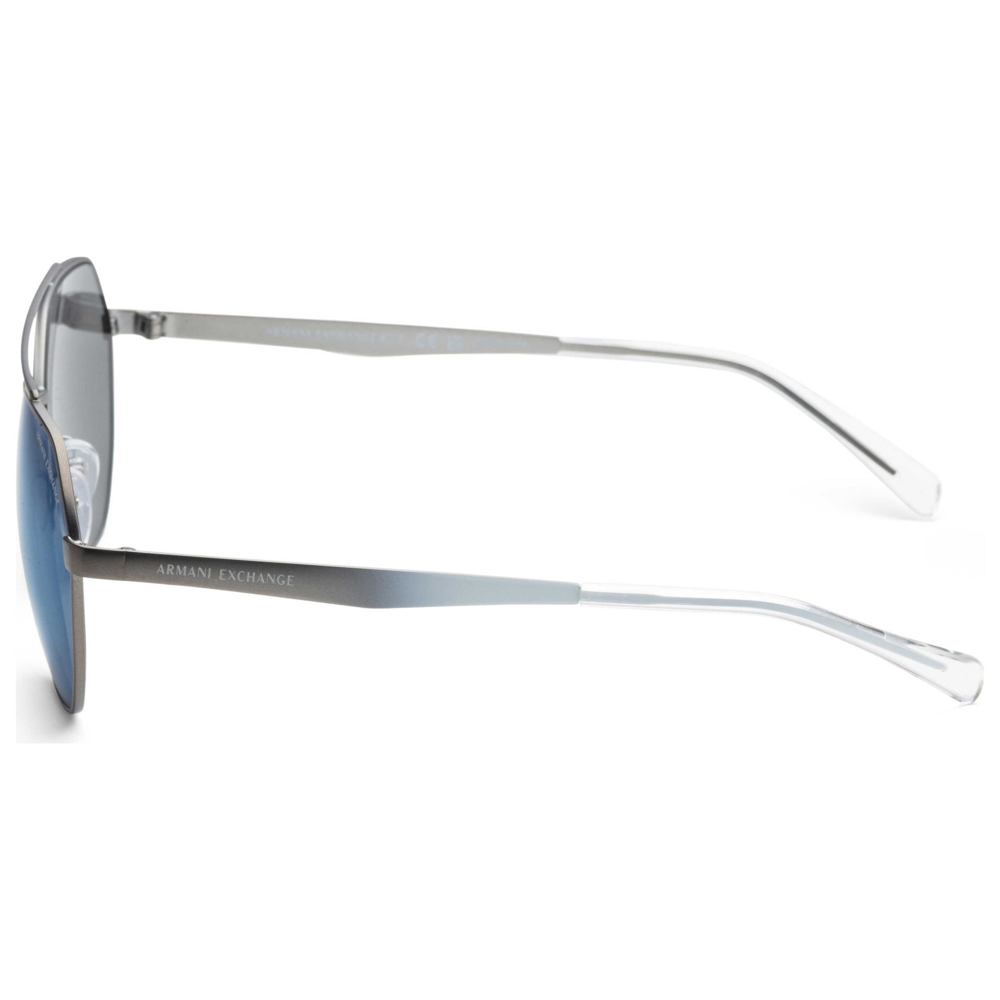 Left view of Armani Exchange Fashion Men's Sunglasses AX2041S-600355-56