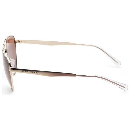 Left view of Armani Exchange Fashion Women's Sunglasses AX2042S-611013-57
