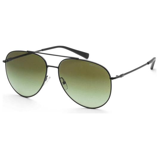 Front view of Armani Exchange Fashion Men's Sunglasses AX2043S-6000E8-62