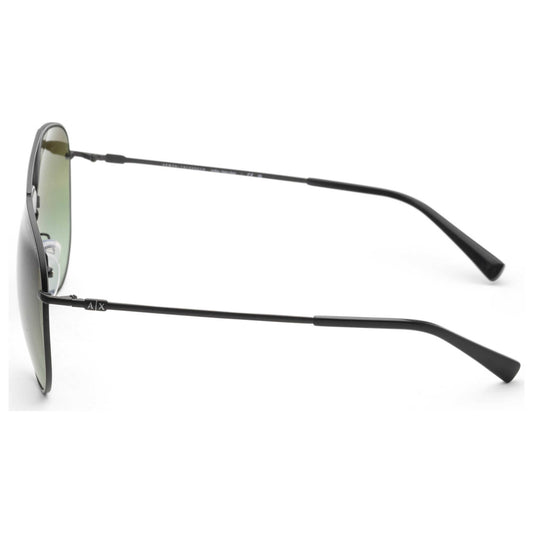 Left view of Armani Exchange Fashion Men's Sunglasses AX2043S-6000E8-62