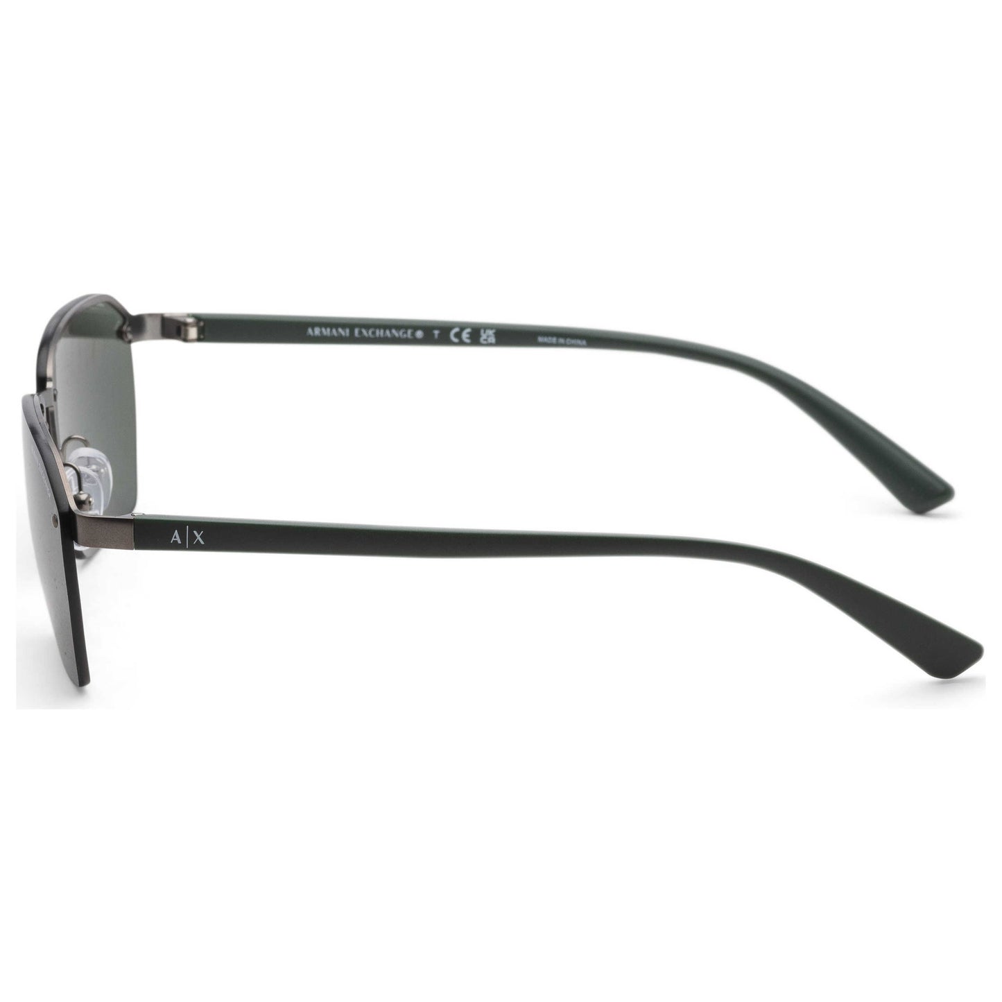Left view of Armani Exchange Fashion Men's Sunglasses AX2048S-600371-59