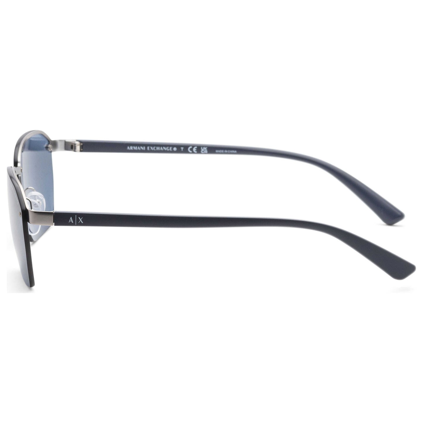 Left view of Armani Exchange Fashion Men's Sunglasses AX2048S-604580-59