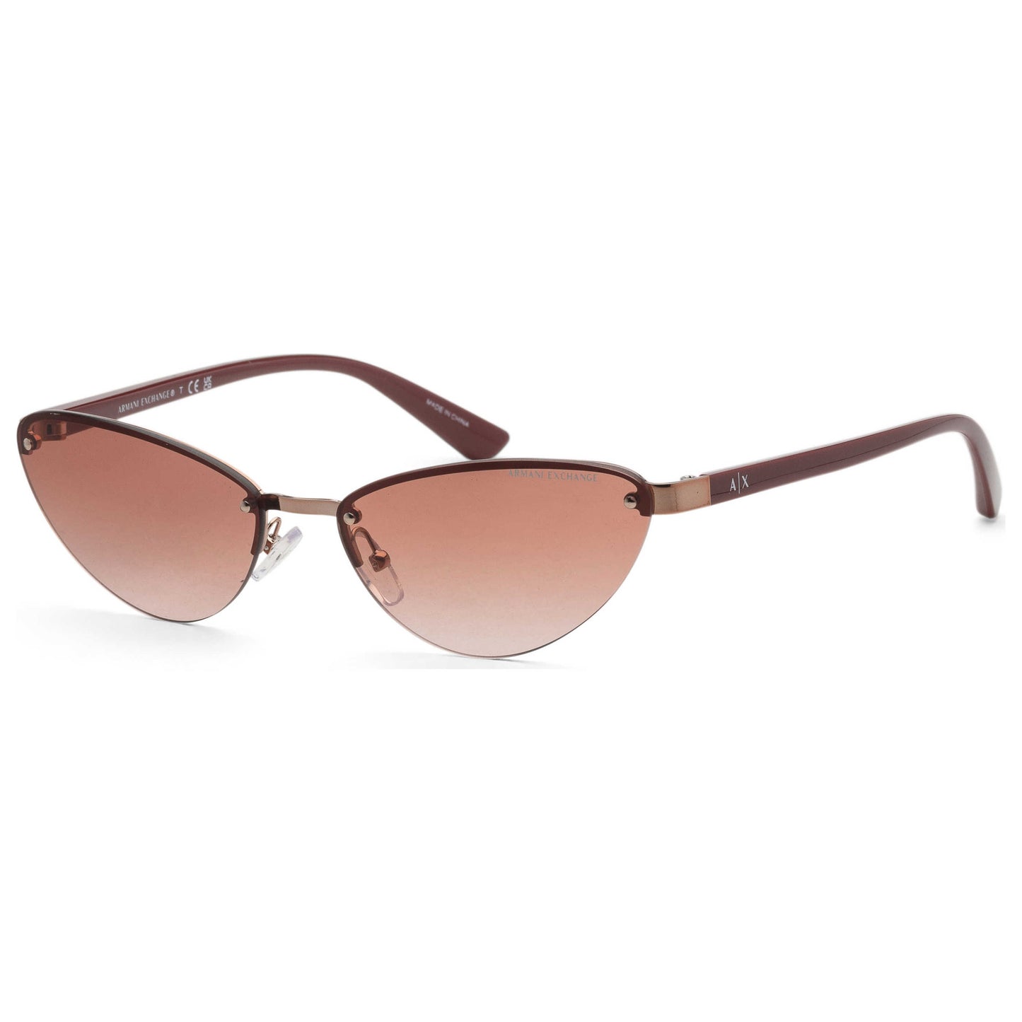 Front view of Armani Exchange Fashion Women's Sunglasses AX2049S-610313-58