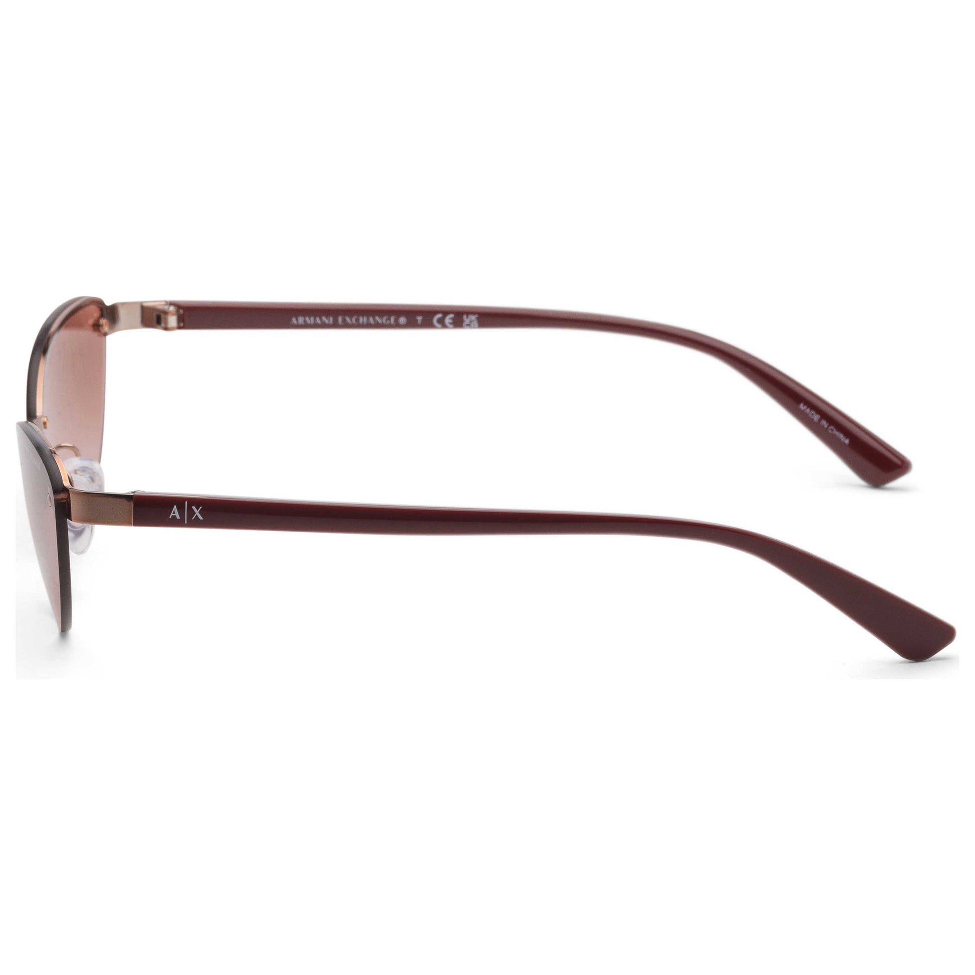 Left view of Armani Exchange Fashion Women's Sunglasses AX2049S-610313-58