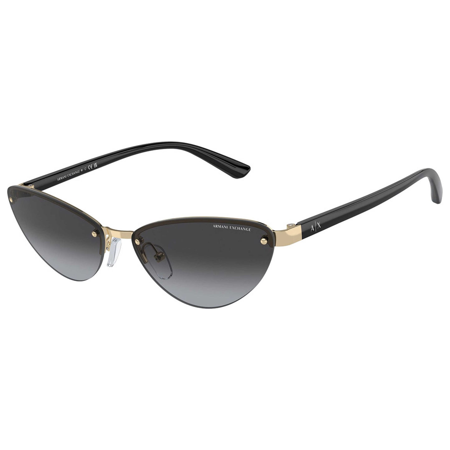 Front view of Armani Exchange Fashion Women's Sunglasses AX2049S-61108G-58