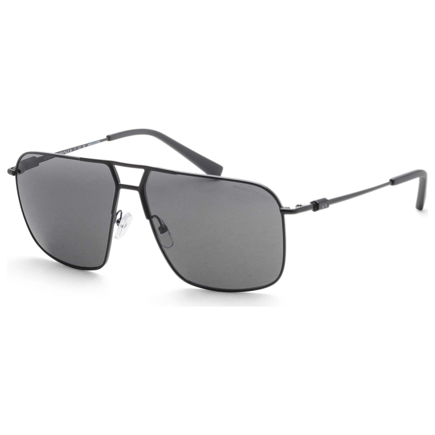 Front view of Armani Exchange Fashion Men's Sunglasses AX2050S-600087-60
