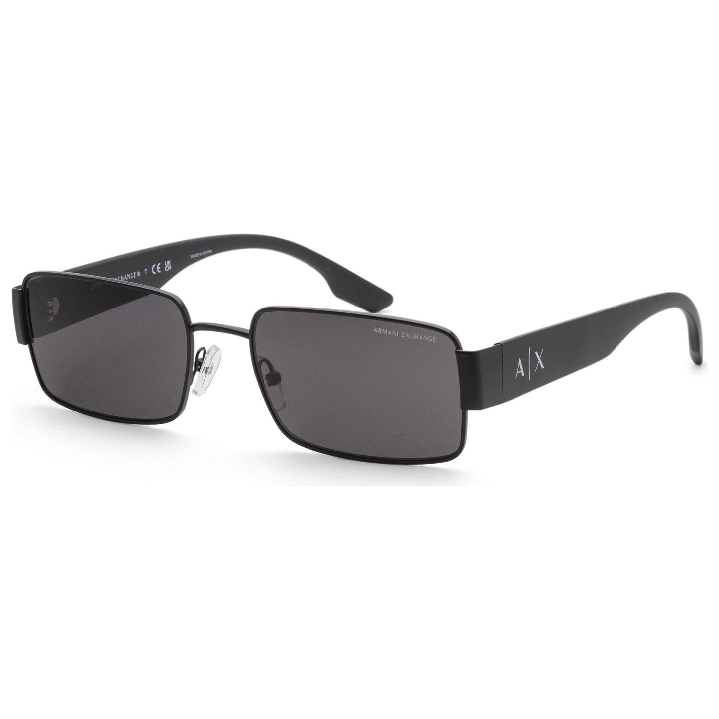 Front view of Armani Exchange Fashion Men's Sunglasses AX2052S-600087-57