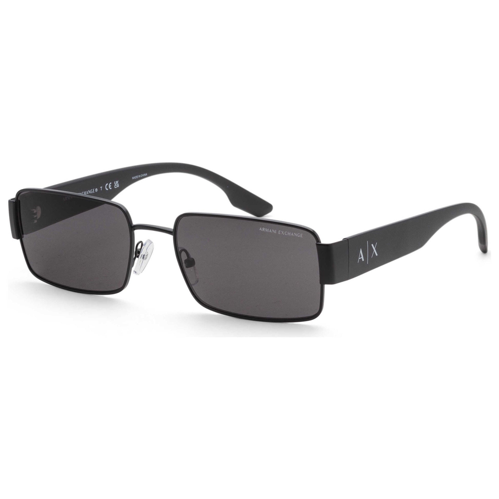 Front view of Armani Exchange Fashion Men's Sunglasses AX2052S-600087-57
