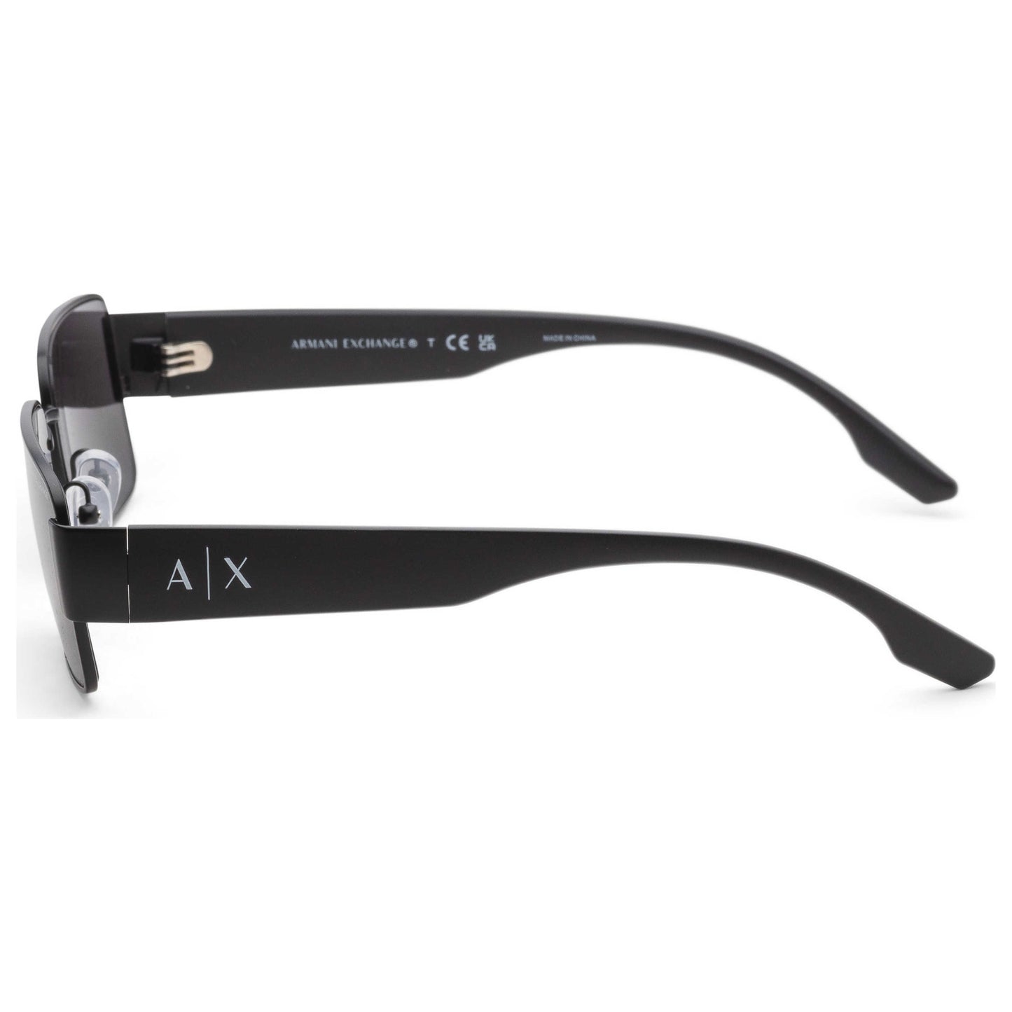 Left view of Armani Exchange Fashion Men's Sunglasses AX2052S-600087-57