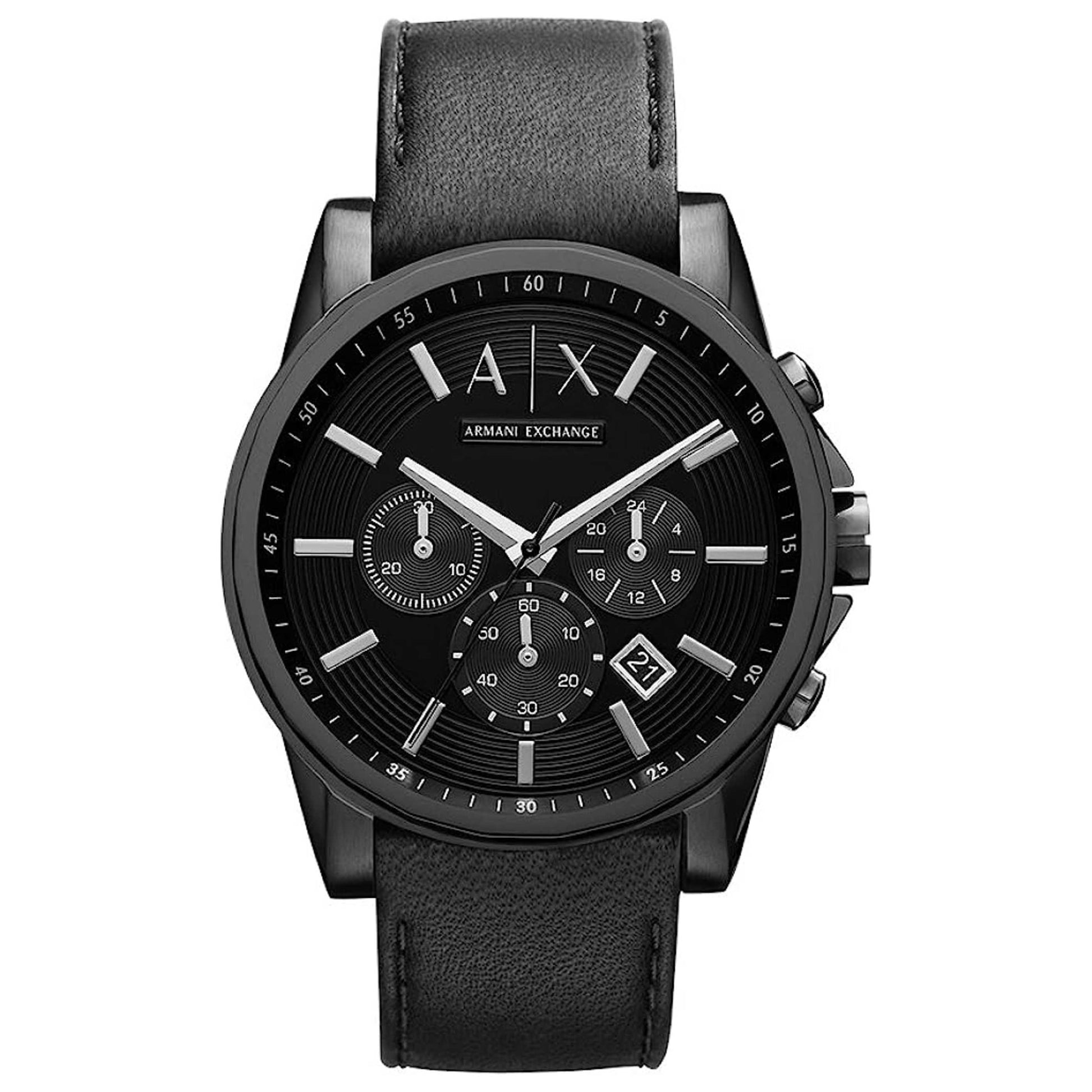 Front view of Armani Exchange Smart Men's Quartz Watch AX2098