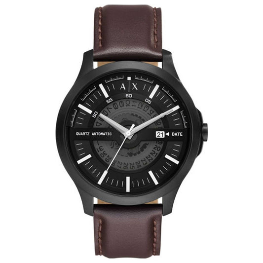 Front view of Armani Exchange Hampton Men's Quartz Watch AX2446