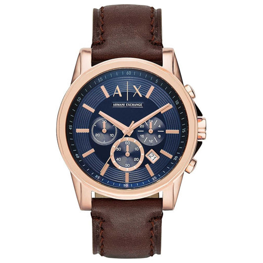 Front view of Armani Exchange Outerbanks Men's Quartz Watch AX2508