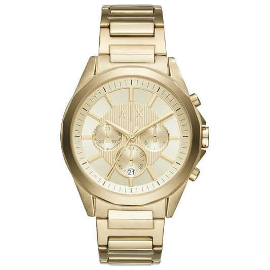 Front view of Armani Exchange Drexler Men's Quartz Watch AX2602