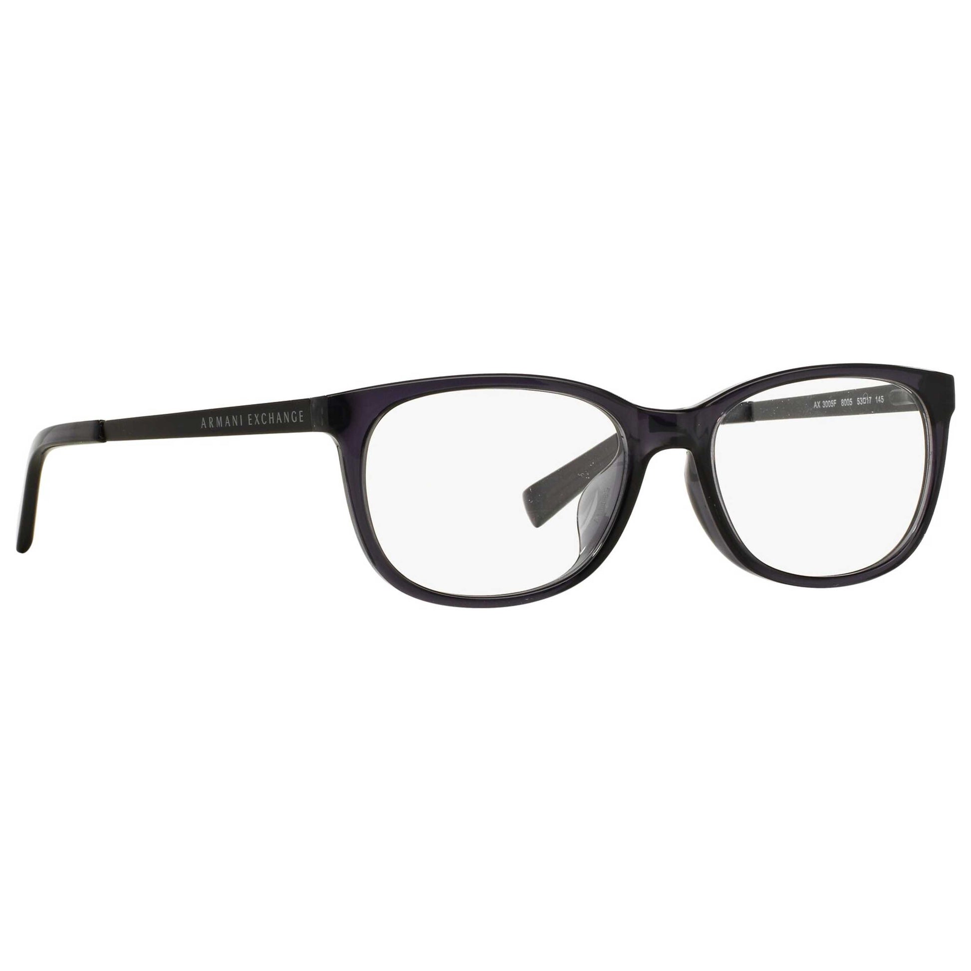 Front view of Armani Exchange Fashion Women's Opticals AX3005F-8005-53