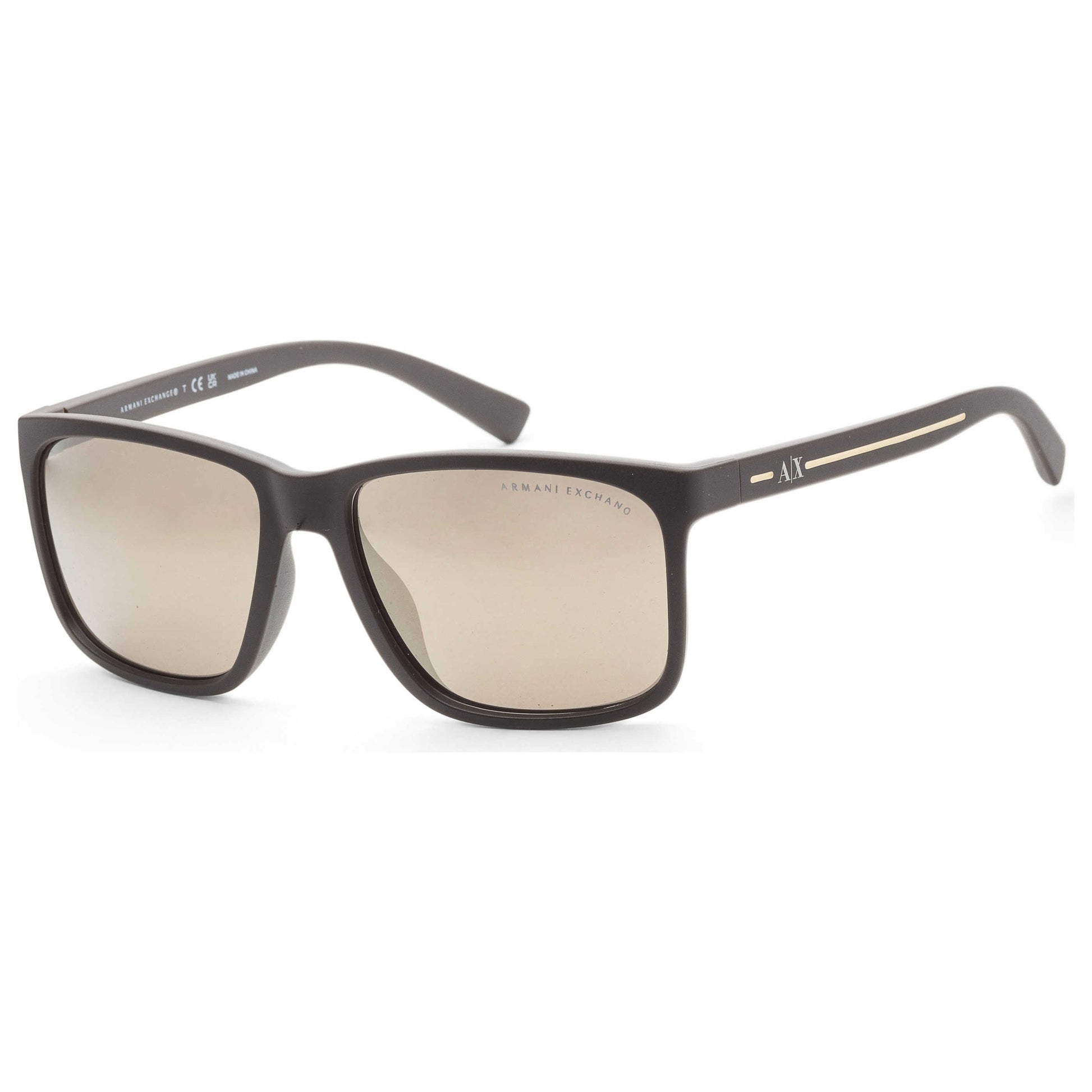 Front view of Armani Exchange Fashion Men's Sunglasses AX4041SF-80625A-58