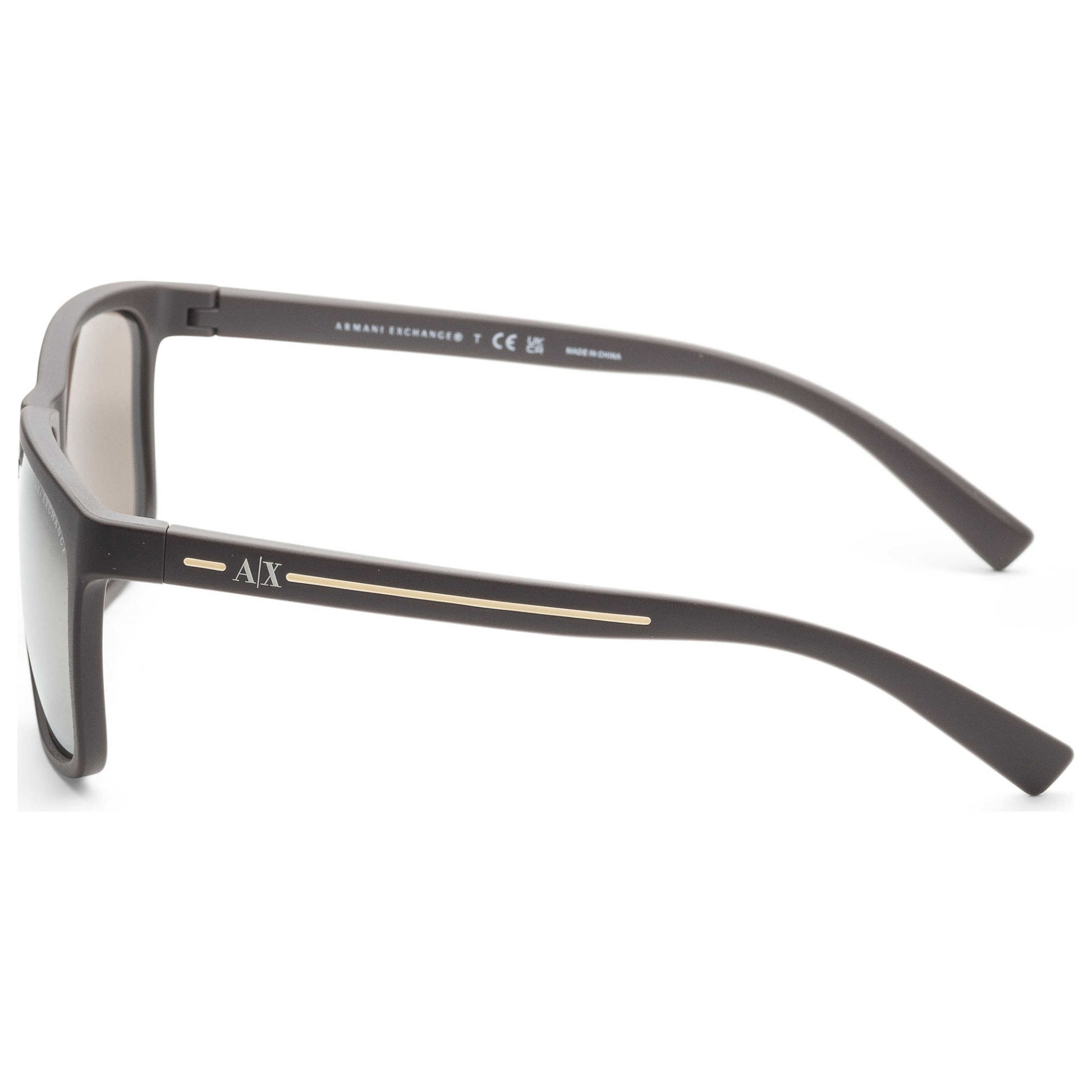 Left view of Armani Exchange Fashion Men's Sunglasses AX4041SF-80625A-58