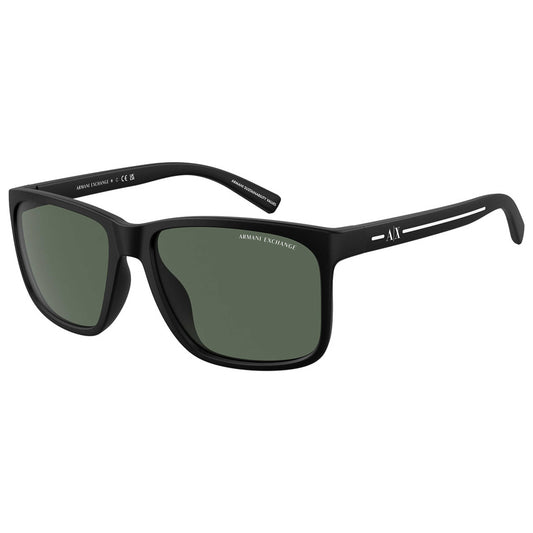 Front view of Armani Exchange Fashion Unisex Sunglasses AX4041SF-807871-58