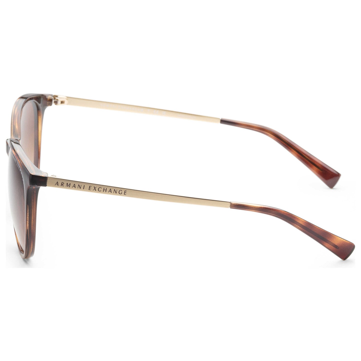 Left view of Armani Exchange Fashion Women's Sunglasses AX4048SF-803713