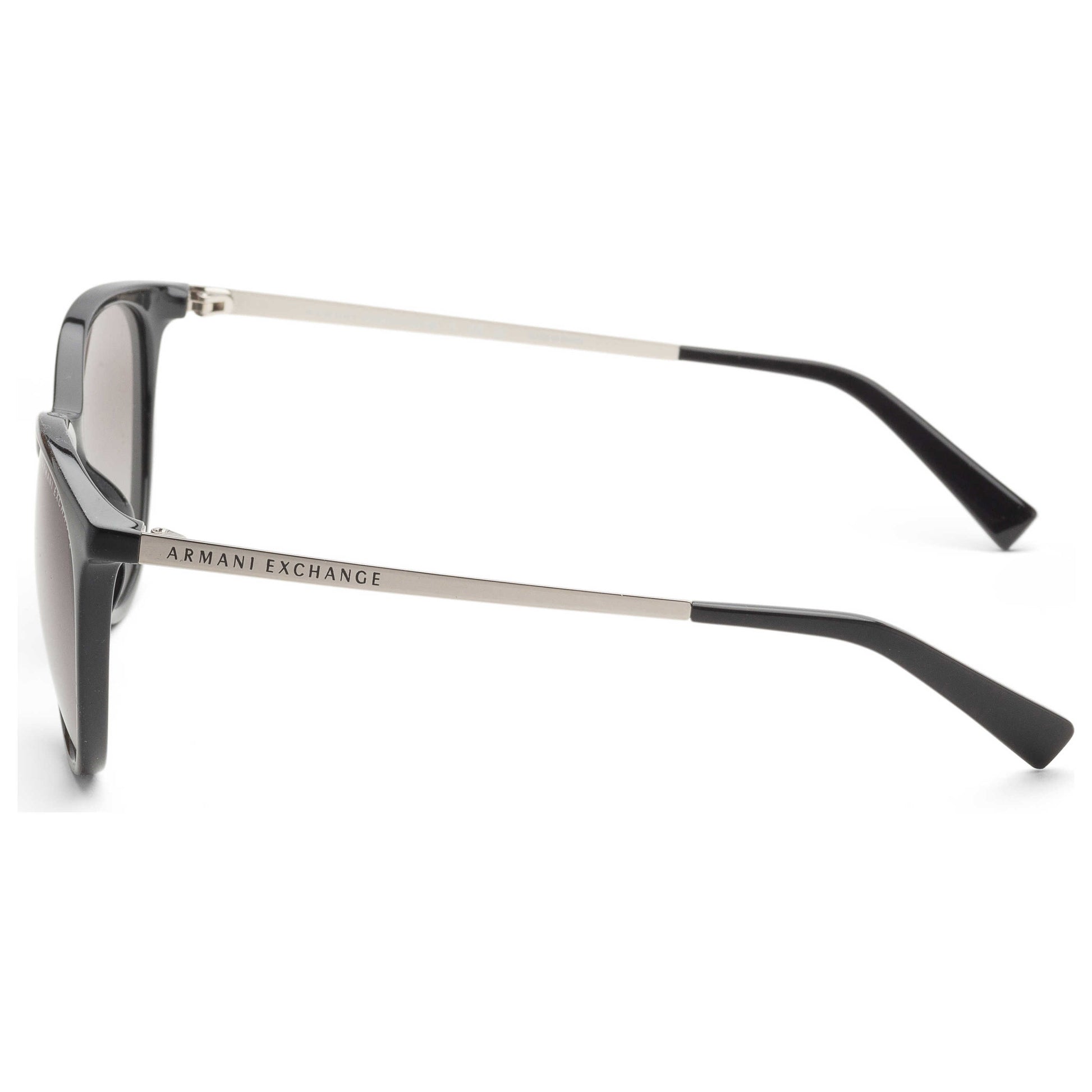 Left view of Armani Exchange Fashion Women's Sunglasses AX4048SF-815811-56