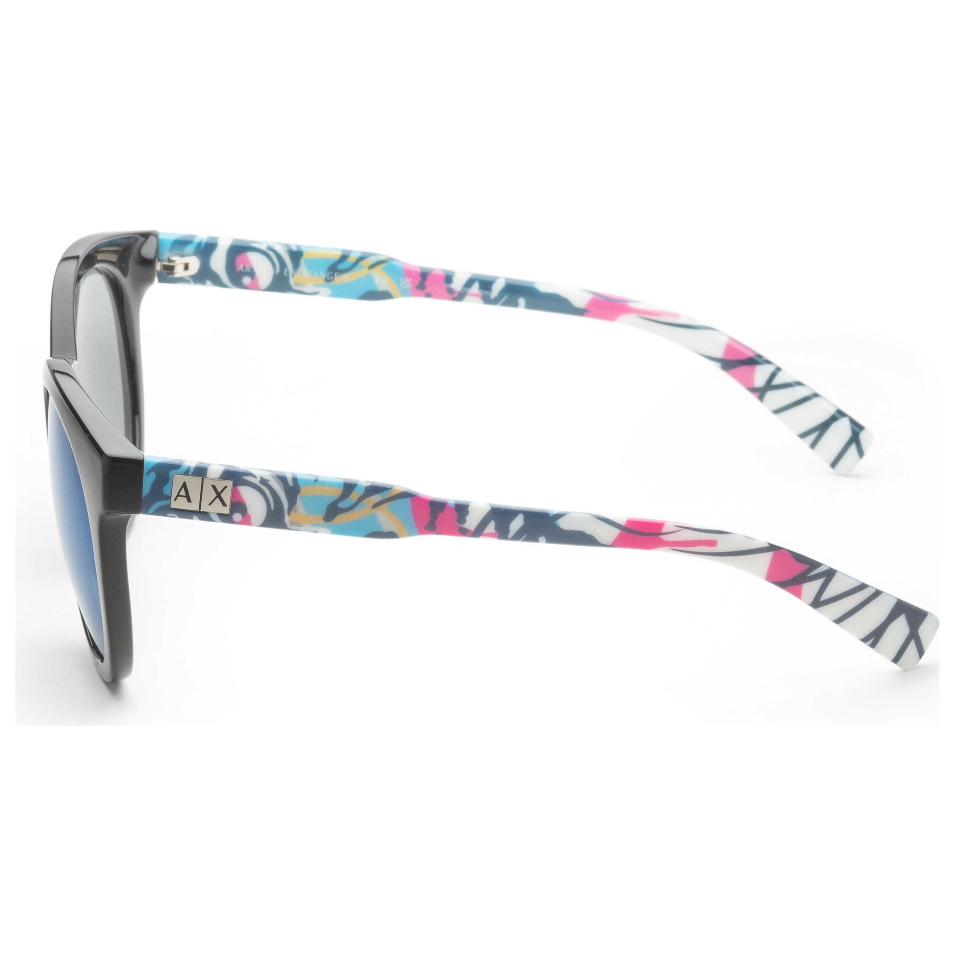 Left view of Armani Exchange Fashion Women's Sunglasses AX4057S-826355