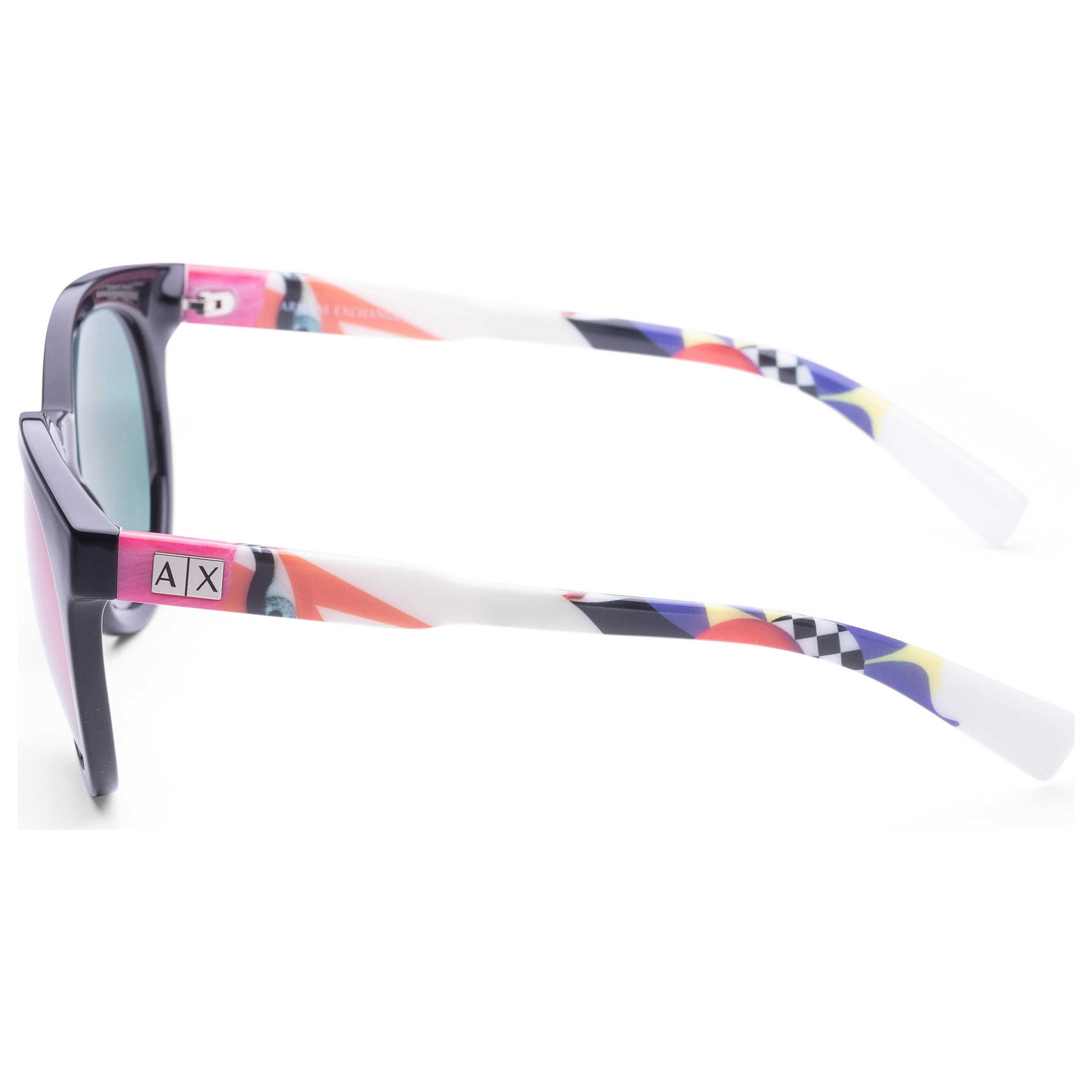 Left view of Armani Exchange Fashion Women's Sunglasses AX4057S-82664X