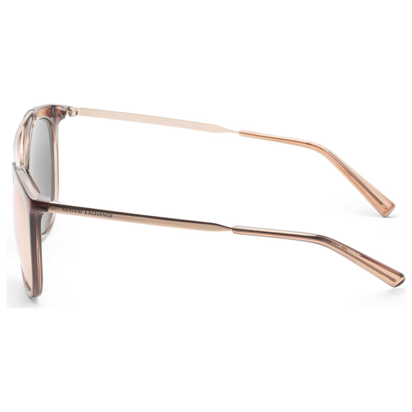 Left view of Armani Exchange Fashion Women's Sunglasses AX4068S-82404Z-55