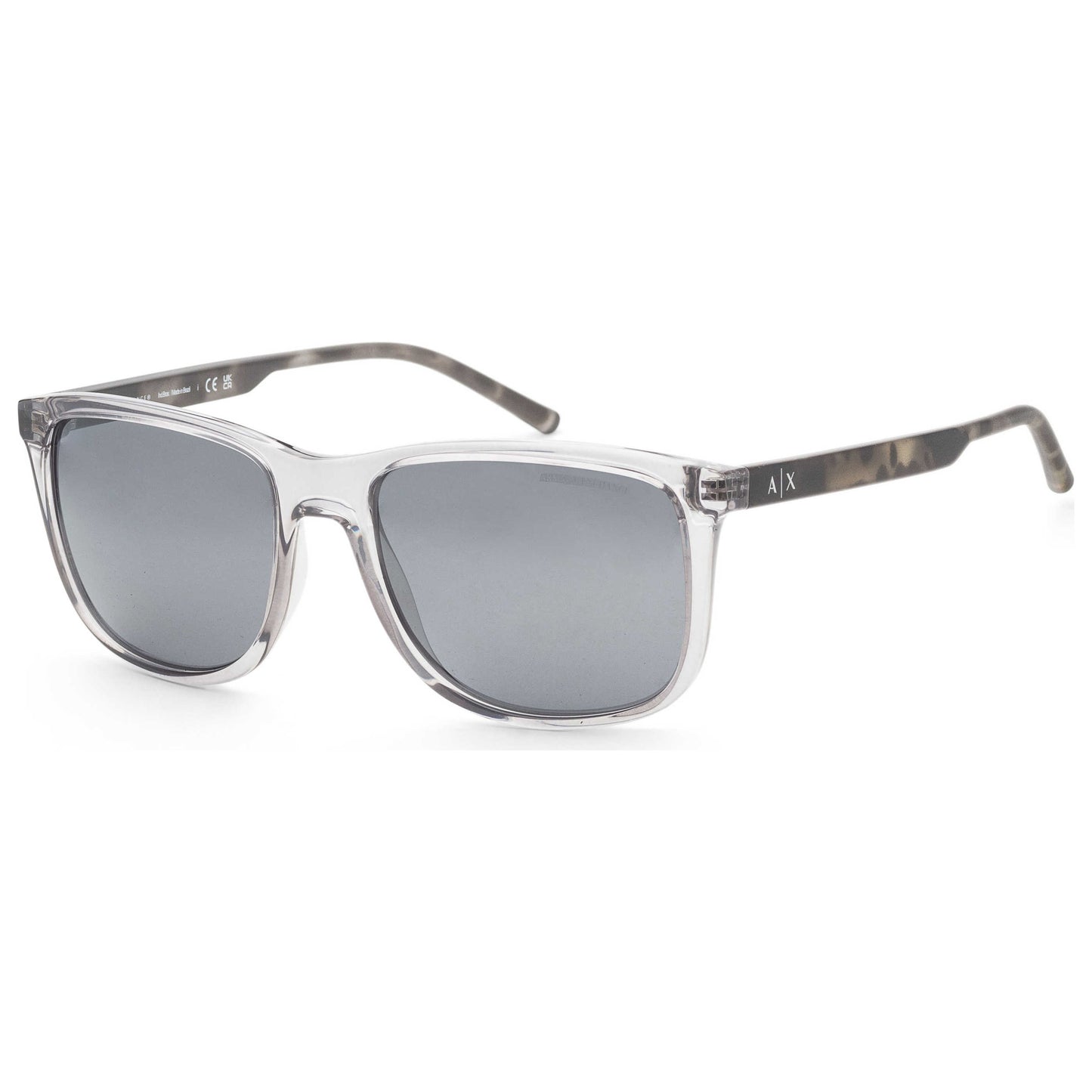 Front view of Armani Exchange Fashion Men's Sunglasses AX4070S-82396G-57